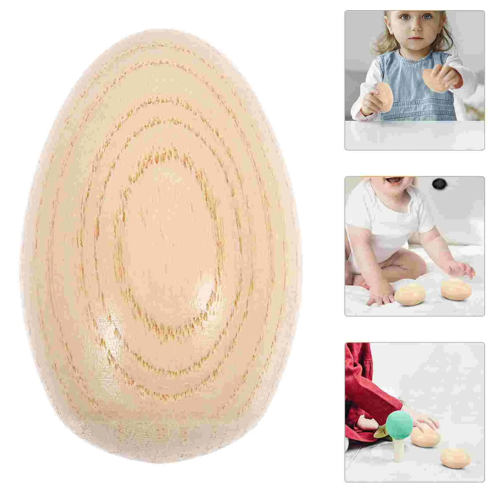 2 Pcs Wooden Shaker Maracas Baby Music Toy Percussion Instrument Educational Fun Gift for Kids Toddler School Church