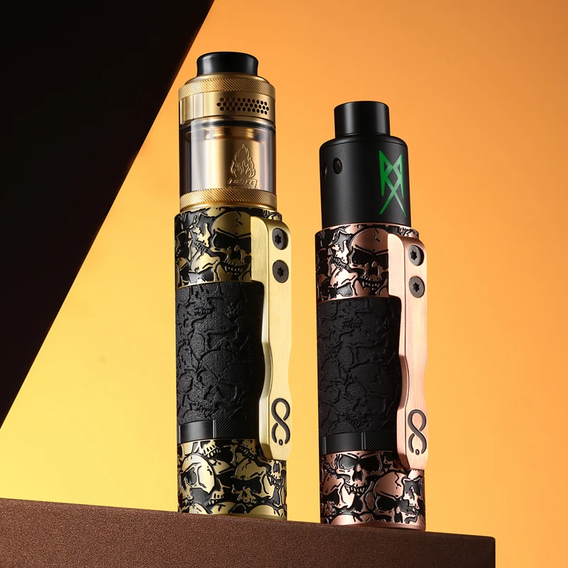 قلم Vape الأصلي ThunderCloud Hyperion V2 Mech Mod 28 مللي متر يعمل مع بطارية 18650/ 21700 مبخر ميكانيكي رائع من النحاس #4