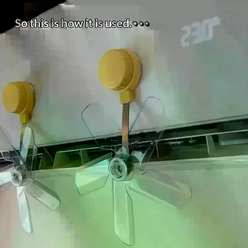 Conditioning Guide Fan Wall-Mounted Prevents Direct Blowing Of Air Conditioner Ventilator Windmill Shaped Silent Air 3-Piece