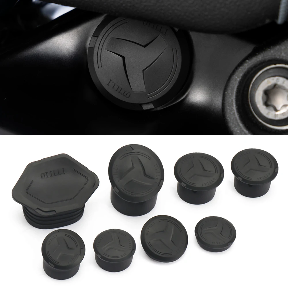 

For BMW R1300GS 2023- R 1300 GS R1300 GS Adventure 2024 2025 Frame Hole Cover Caps Plug Decorative Frame Cap Set Motorcycle