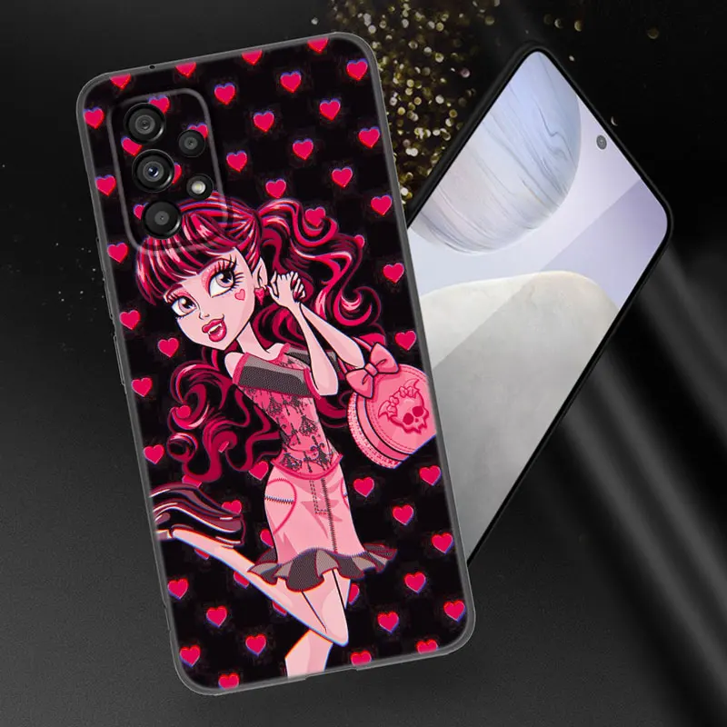 Monsters High Anime Phone Case For Samsung Galaxy A21 A30 A50 A52 S A13 A22 A32 4G A33 A53 A73 5G A12 A23 A31 A51 A70 A71 A72