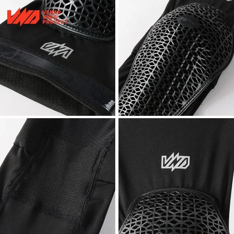 VND Men Summer Knee Pads Protection Quick Drying CE Women Sunscreen Motocross Moto Motorbike Cycling Ice Silk Sleeve Elbow Brace