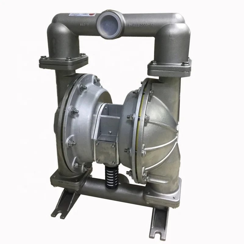

OVELL Brand DN50 316SS AODD Ball Valve Pneumatic Pump with PTFE Diaphragm for Marine and Chemical Industry