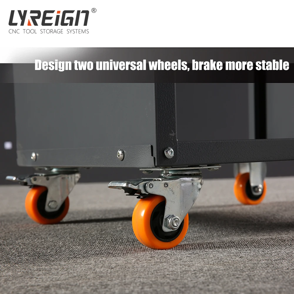 LYREIGN CNC Tool cart Solid Stater Toolbox Workshop 6s Management Large Capacity Tool cart