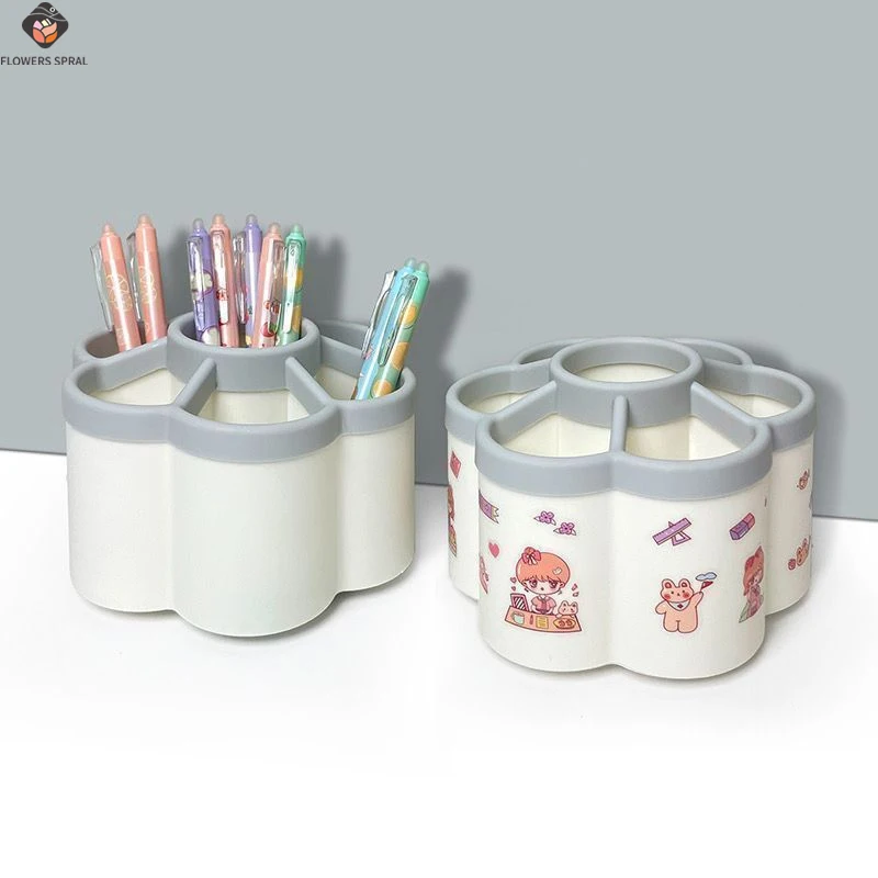 360 ° Rotating Pen Holder Multifunctional Desktop Storage Tube, Stationery Storage Box, Various Office Supplies