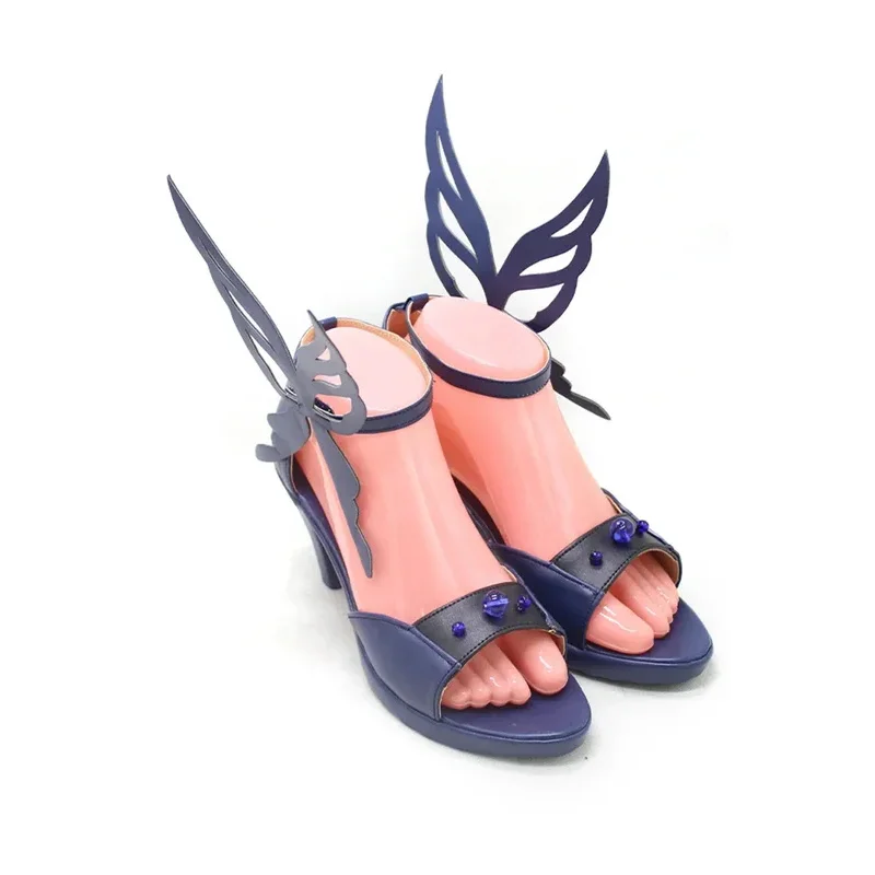 RealCos Genshin Impact Ningguang Neue Kollektion Cosplay High Heel Schuhe Sandale Halloween Cosplay Kostüm Zubehör