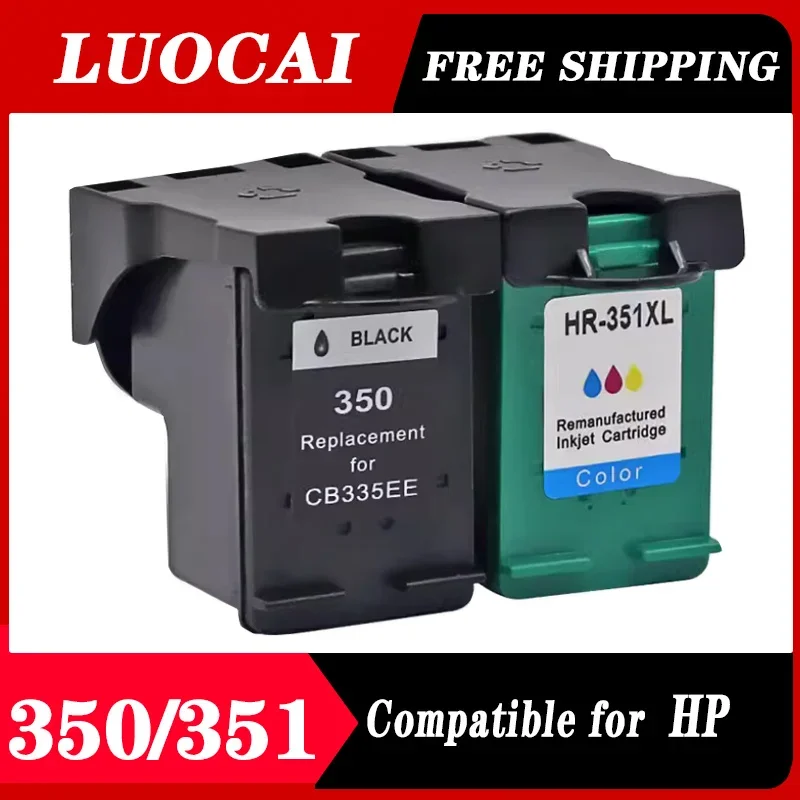 Cartucho de tinta remanufacturado 350XL 351XL para HP 350 351, para HP D4200, C4480, C4580, C4380, C4400, C4580, C5280, C5200, C5240