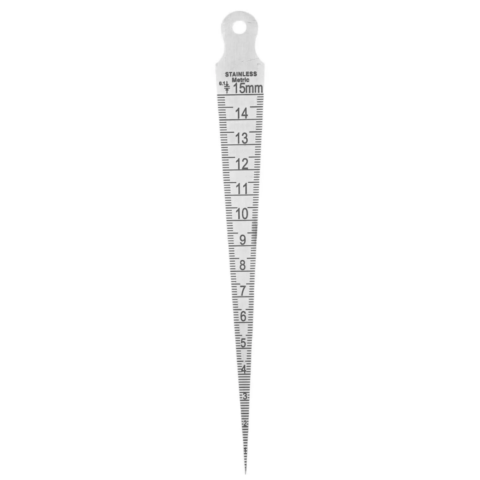 

Aperture Scale Feeler Gauge Etched Increments Light Weight Miniature Size Stainless Steel 0.7mm/2mm Thickness Machining