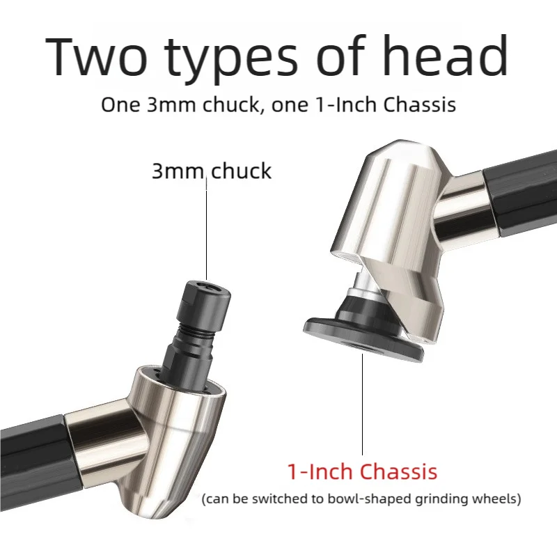 New 90-120° Air Die Grinder Pneumatic Die Grinder Grinding Polishing Machine Mill Engraving Tool 3mm collet for Pneumatic Tool