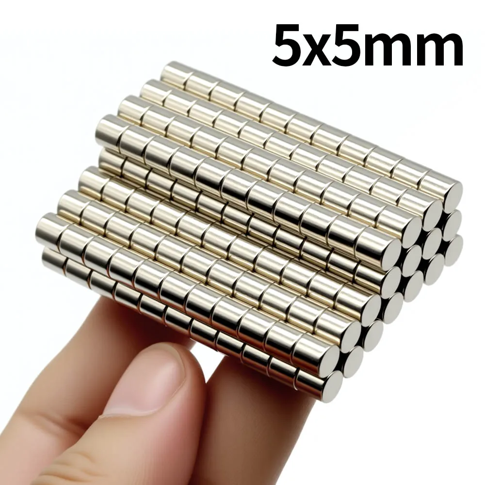 5x5 مللي متر سوبر قوي مغناطيس النيوديميوم N35 ندفيب المغناطيسي الدائم imanes جولة مغناطيس قوي الثلاجة #1