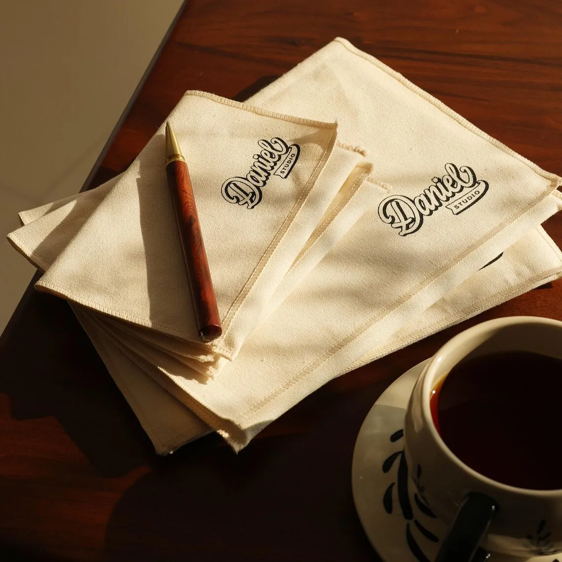 Custom Logo  Muslin Bags Cotton Envelope Flap Bags Canvas Bag Sachet Bag Reusable Empty Gift Pouch for Wedding