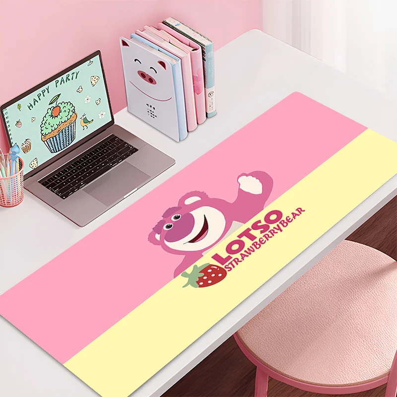 Large Gaming Mouse Pad L-Lotso Mat Non-Slip Rubber Game Mouse Computer Keyboard Mats Pad table mat ground mat Home Decor