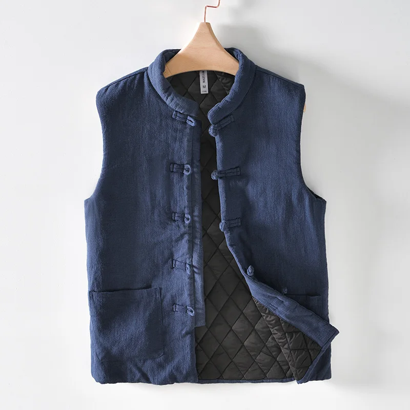 New Style Thickened Plus Size Warm Vest Coat For Men Brand Fashion Sleeveless Waistcoat Tops Clothing Jaqueta Masculina Abrigos