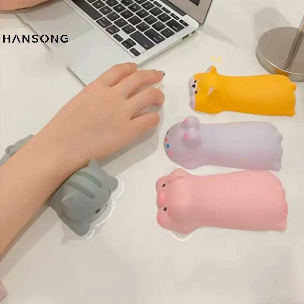 

1pc Decompression Mouse Pad Wrist Pad Girls Wrist Pad Cute Cartoon Office Desk Pad Wrist Rest Hand Rest