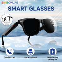 Smart Glasses Anti-UV AI Voice Assistant Music Headphones Bluetooth Call Outdoor Sports Camera Fashion Sunglasses For Men Women