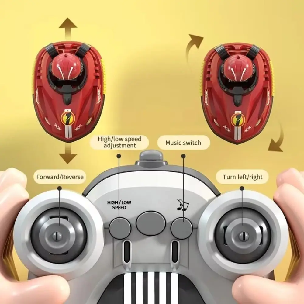 2024 التفاعل بين الوالدين والجنسين RC معركة سيارة ممتصة للصدمات لعبة ضوء رجلين معركة المنجنيق روبوت الموسيقى الاصطدام الكارتينج لعبة #4