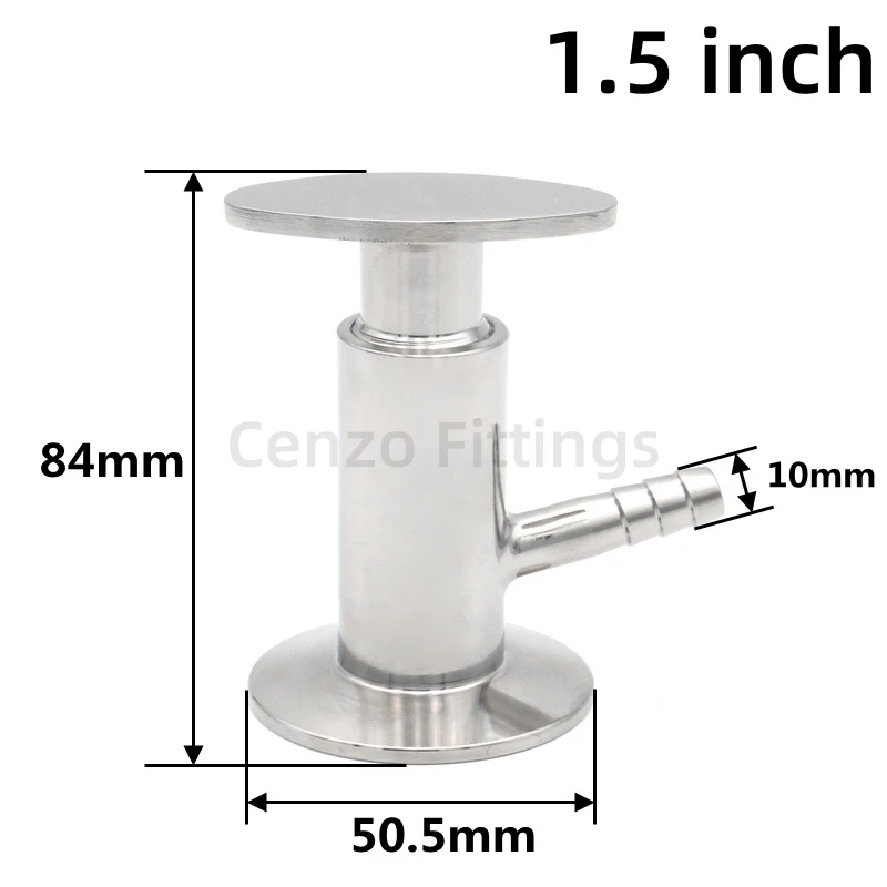 Detalle 2 de Electroválvula Sanitary Beer Sampling Valve Tri Clamp 1/4\ Otras válvulas
