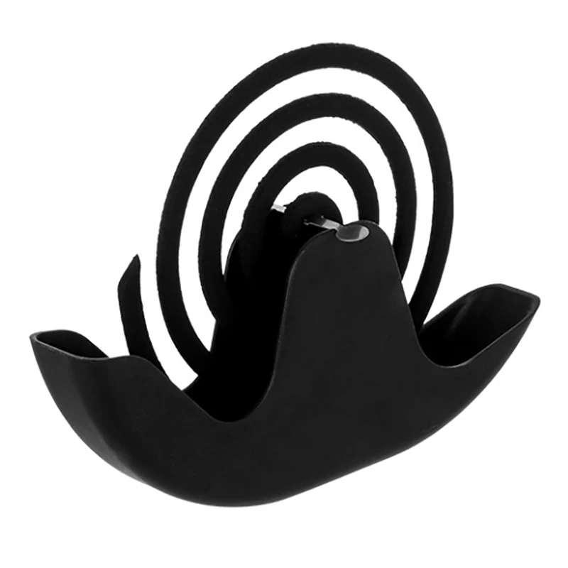 1 шт., держатель катушки от комаров с улитками и подносом, спираль в скандинавском стиле, летний день, пластиковый репеллент от комаров, подставка для благовоний, тарелка для дома