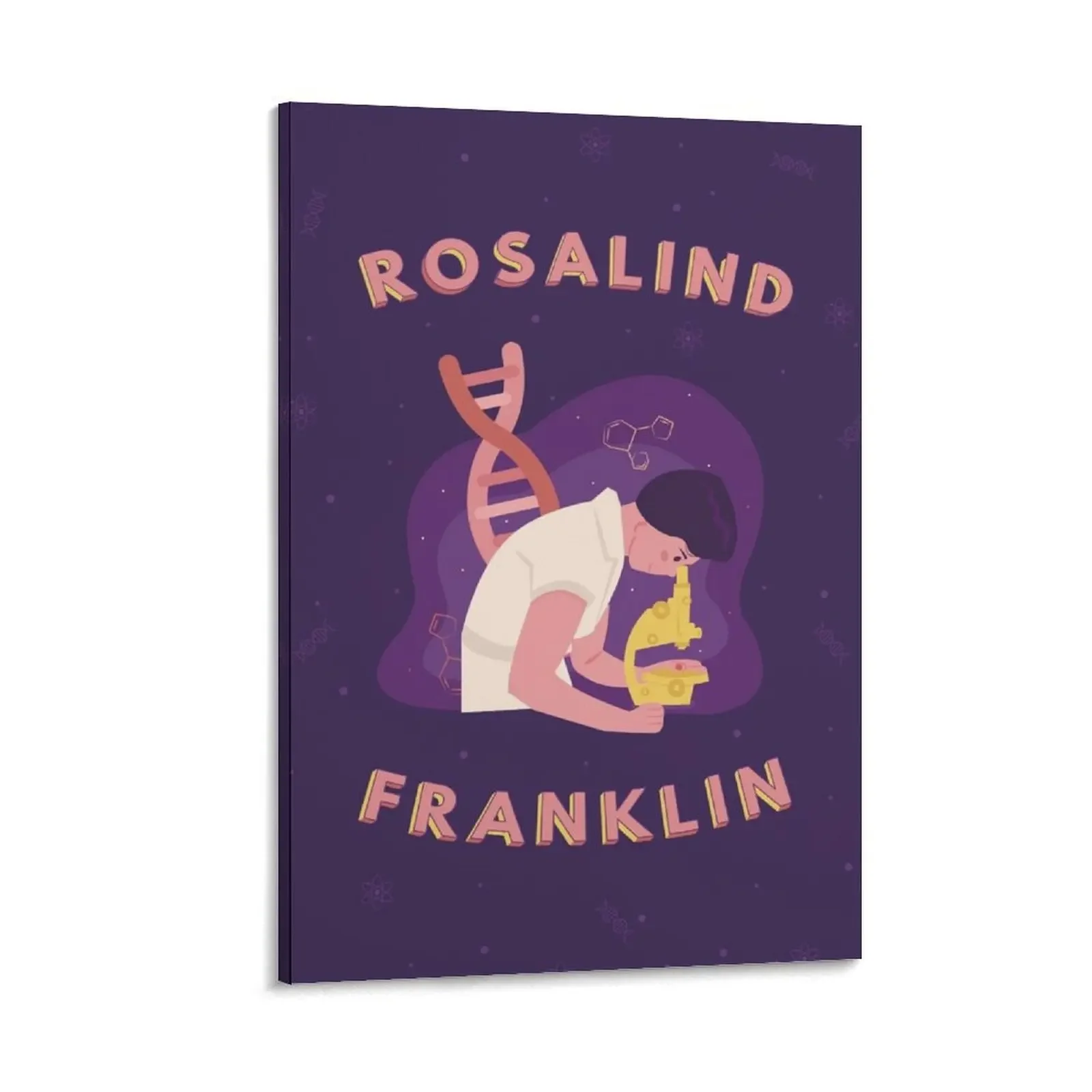 

Rosalind Franklin Illustration Canvas Painting decorative pictures for the room art mural house decoration japanese room decor