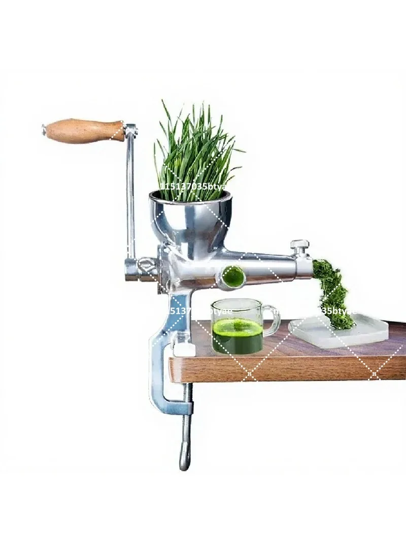 Stainless Steel Manual Juicer for Wheatgrass, Wheat Seedlings, Cold Press Extractor