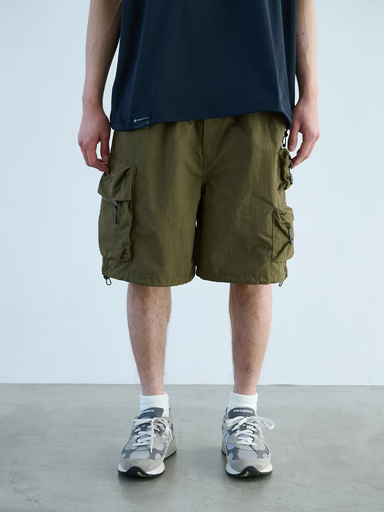 

SOGATA Летняя новая многоканальная уличная водонепроницаемая рабочая одежда, свободная посадка, молодежные повседневные брюки, эластичный пояс