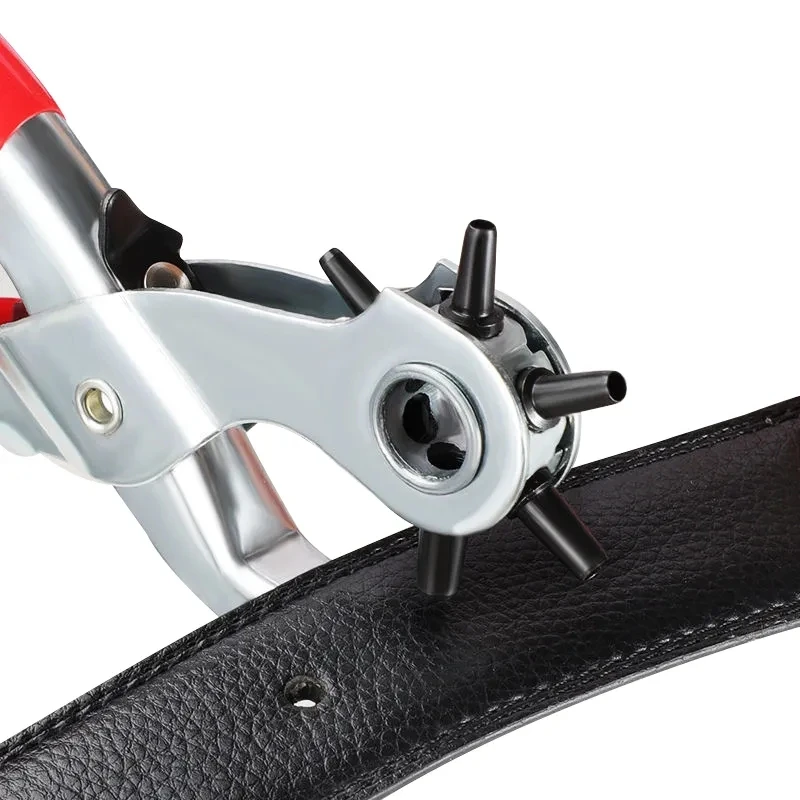 Perforatore in pelle strumenti in pelle multifunzionale ordinario cintura in acciaio al carbonio perforatore perforatore strumento di punzonatura