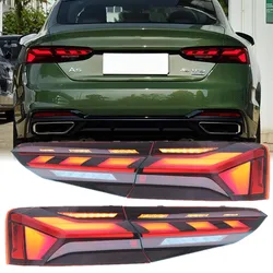 Car Led Rear Lights For Audi A5 Tail Lights 2017 2018 2019 A5L S5 Modified Led Running Turn Signal Lights Assembly Accessories