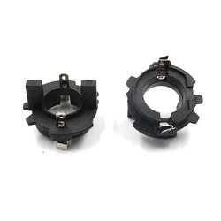 Rockeybright 2pc h7 hid xenon bulb H7 headlight adapter holder retainer base for vw volkswagen jetta mk5 golf h7 hid bulb holder