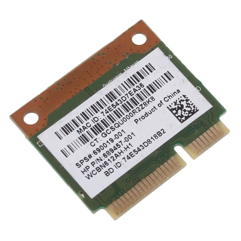 896F Atheros QCWB335 AR9565 Mini PC-E Wireless NetworkCard, Bluetooth-compatible Wireless LAN Card for