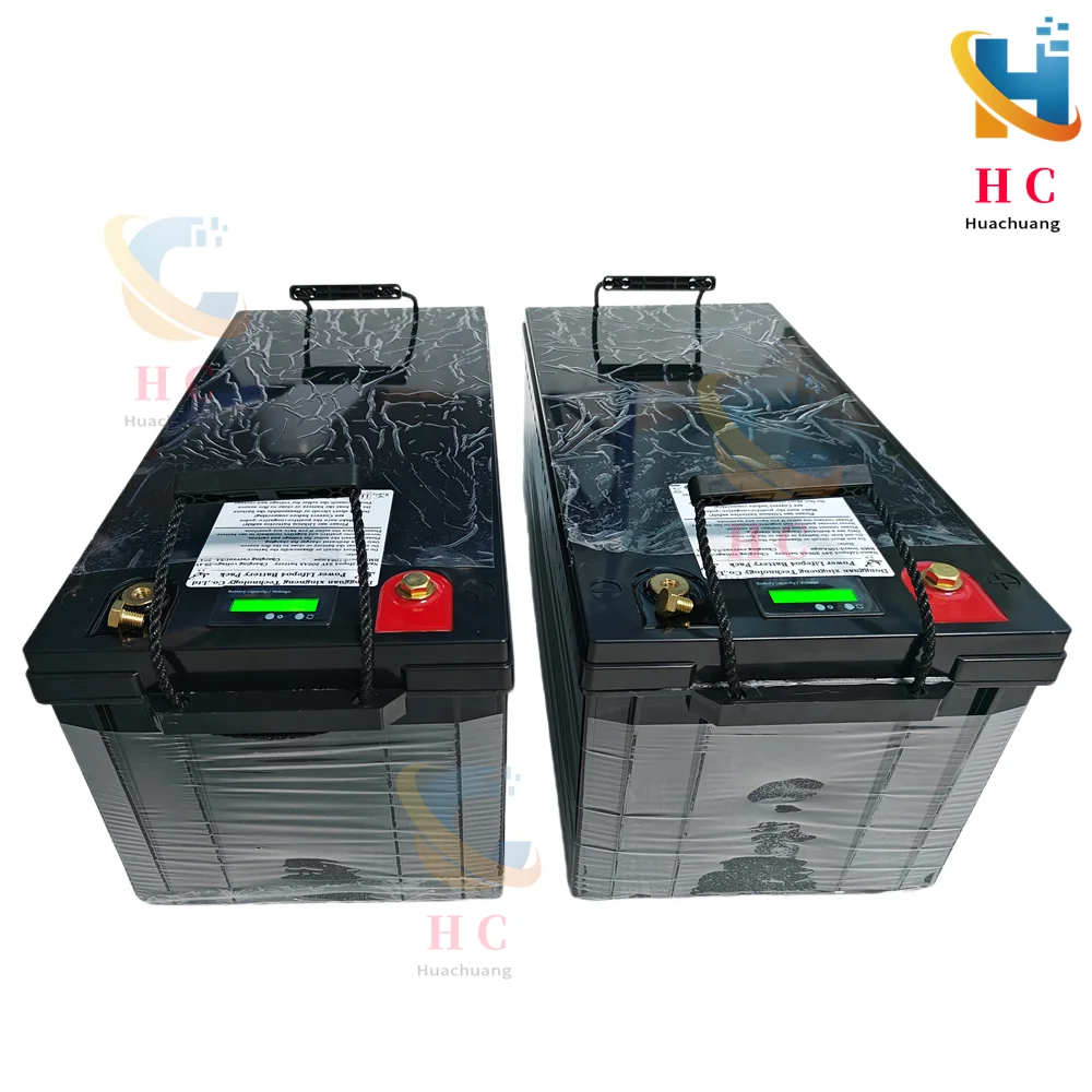 Waterproof 24V 300AH lifepo4 lithium Battery bluetooth APP BMS for 2400W Inverter Solar Systems golf cart + 20A Charger