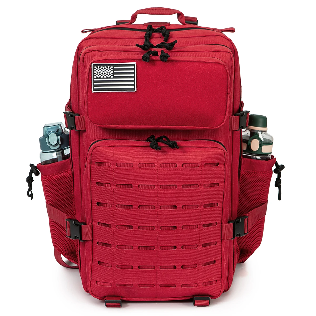45L Molle Tactische Rugzak Tas Jacht MOLLE Rugzak GYM Voor Mannen EDC Outdoor Wandelen Survival Rugzak Heks Fles Houder