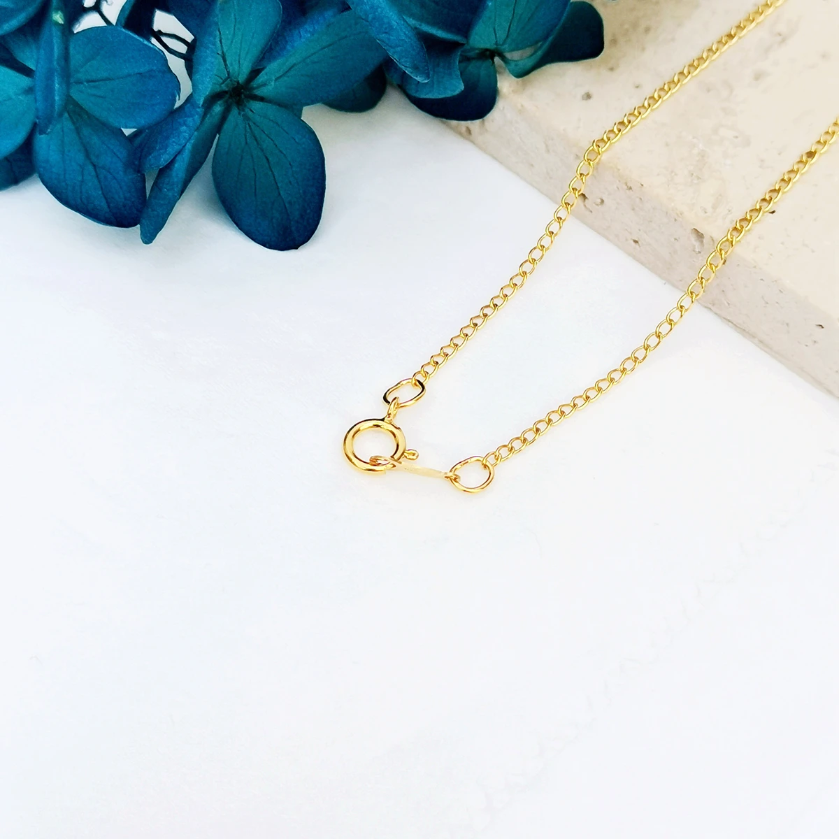 

Lii Ji Real 14k Gold Filled Necklace No Fade Horsewhip Chain Women Necklace 1.5mm Boho Jewelry Gift