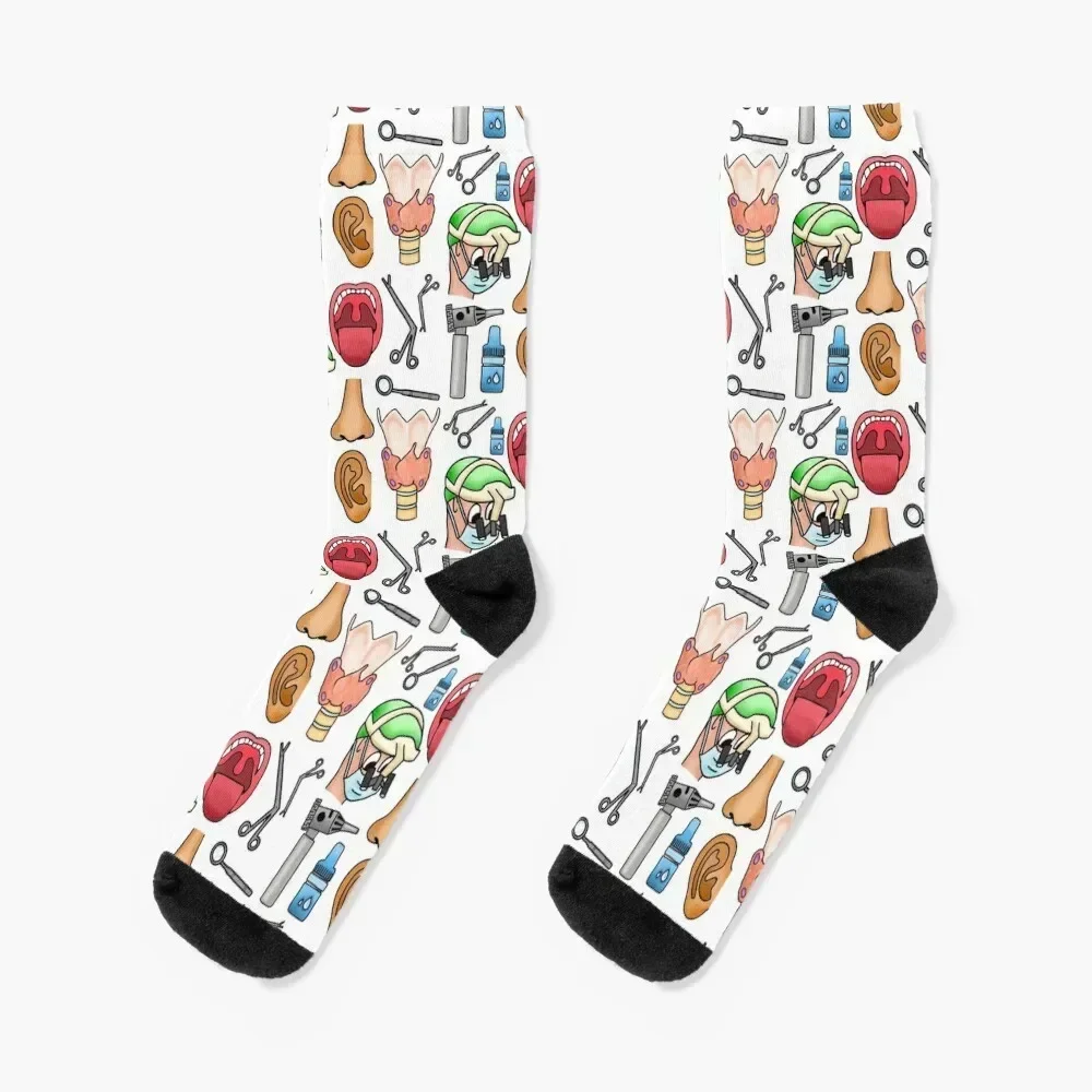 

ENT, ORL Socks floor floral Socks For Man Women's