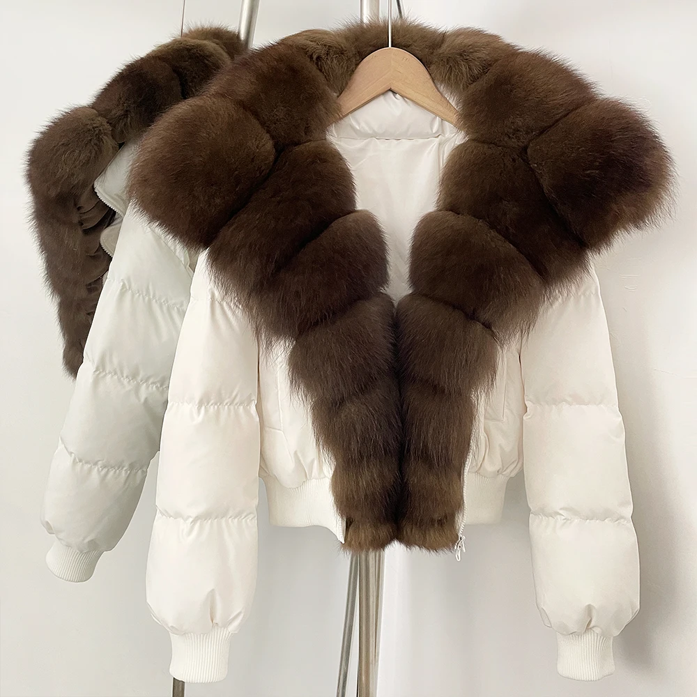 Reality Fur Jacket Natural Fur for Women Fur Jacket Female New in Coats & Jackets Female Clothing Winter 2025 Fox Fur Real Coat