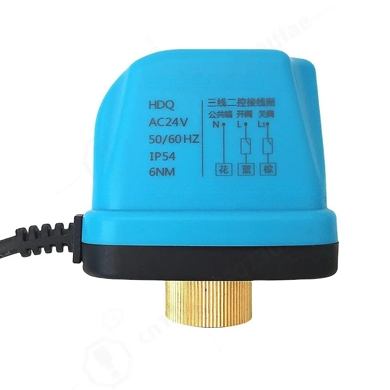 Hot Selling Threaded Ball Valve Electric Actuator AC24V 3 Wire Dual Control Motorized Driver for Pipeline Flow Control System