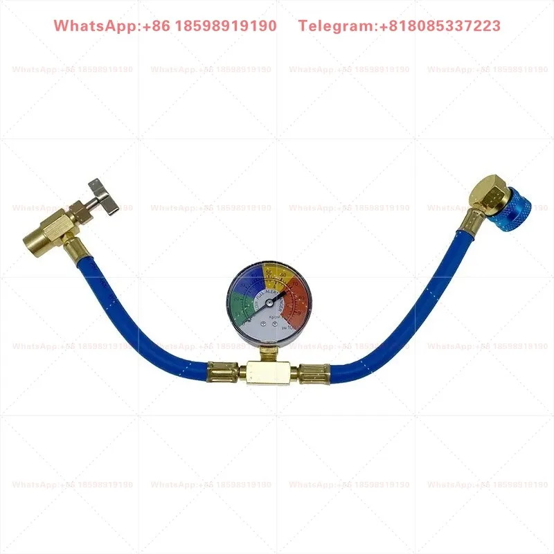 1/2ACME LH Refrigerant Filling Pipe JF010E R1234yf Air Conditioning Fluid Charging Detect Automotive Repair Component