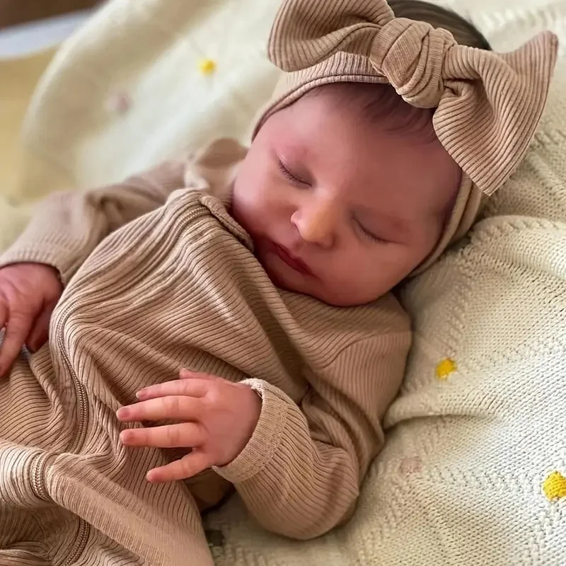 20 Inch/50cm Lifelike Reborn Baby Doll - 3D Hand Painted Cute Newborn Doll Gift Birthday Gift Christmas Gift