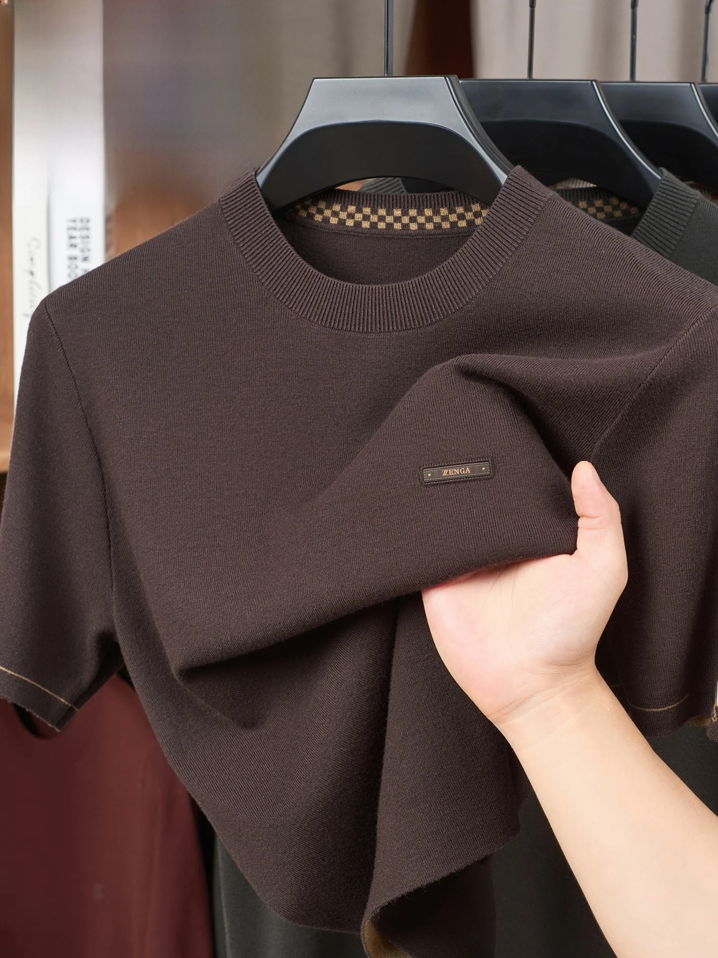 

Мужской вязаный шерстяной свитер Pierre Cardin с круглым вырезом, базовая модель, весна-осень, модный, повседневный, удобный, теплый