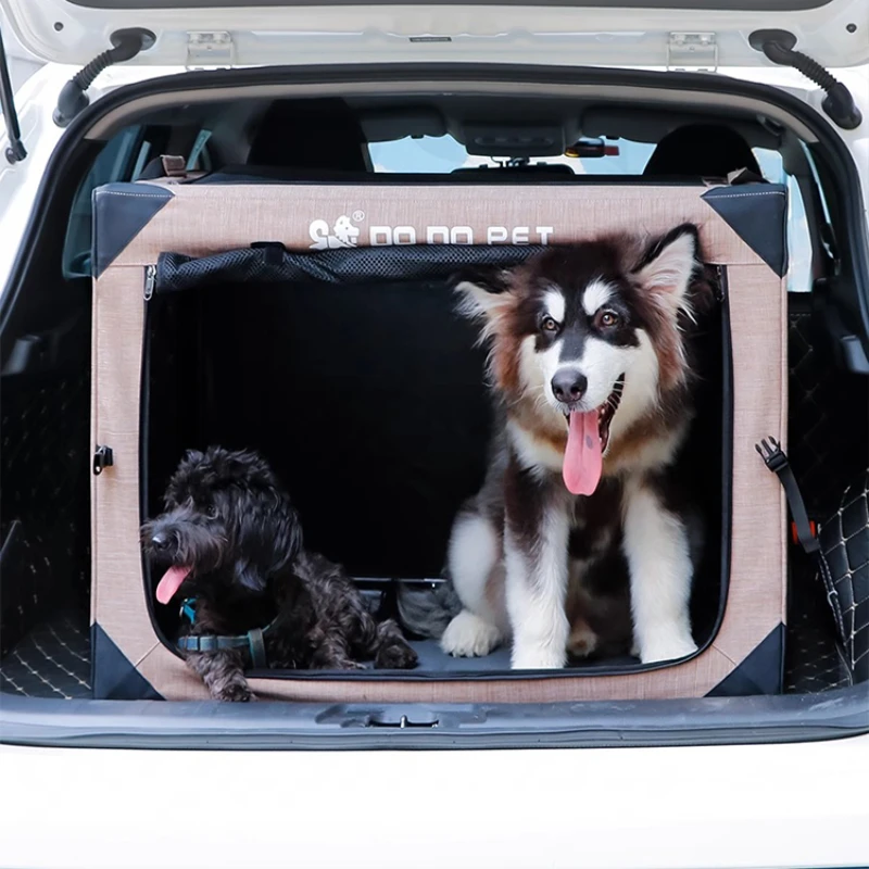 Portable Large Car Dog Seat Cushion Dog Carrier Indoor Outdoor Crate Tent for Pets Car Trunk Transport Kennel Dog Accessories