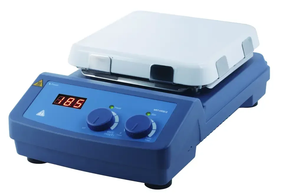 MS7-H550-Pro/MS7-H550-S Lab Portable LCD Digital Magnetic Hotplate Stirrer  with 7 Inch Ceramic Plate