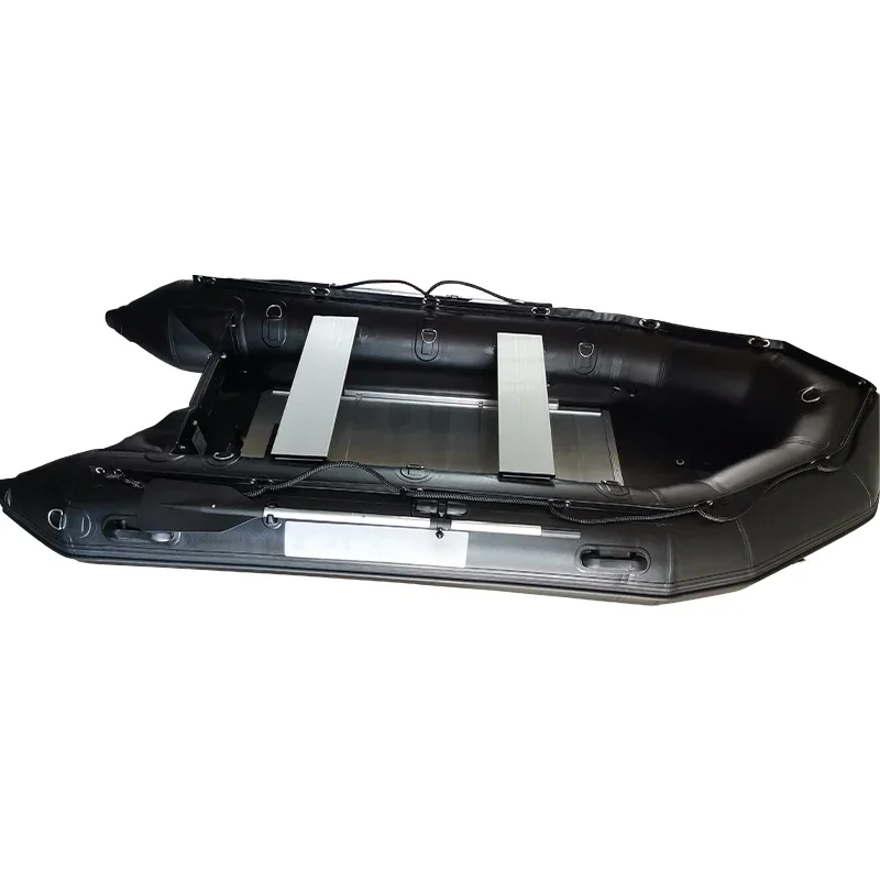 

"Eclipse" 2025 New PVC Aluminum Floor Botes Inflatable Fishing Boat With Outboard Motor For On-the-Water Adventures