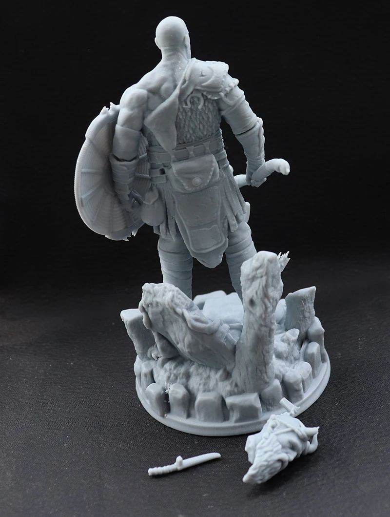 1/24 75mm 1/18 100mm Resin Model God War Warrior Figure Unpainted No Color RW-886