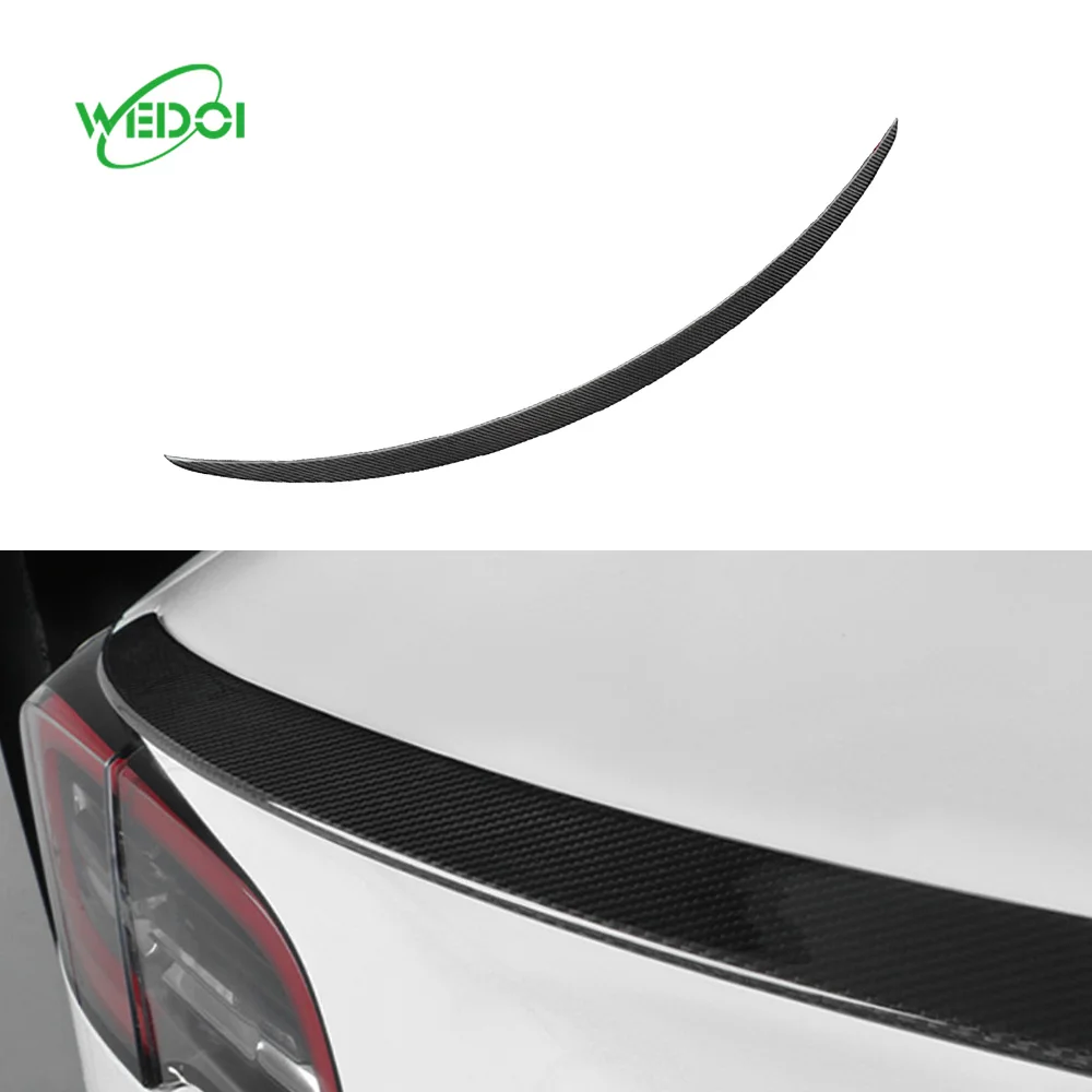 

2024 new product Carbon Fiber accessories for Tesla Mode 3 Y Trunk Wing Performance boot Spoilers car spoiler maker