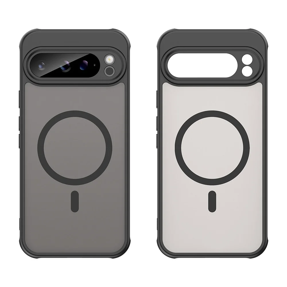 Stoßfestes Gehäuse für Google Pixel 9 Pro XL/9 Pro/9/9A/9pro/9proxl Handyhülle Magnetische kabellose Lade-Rückseite