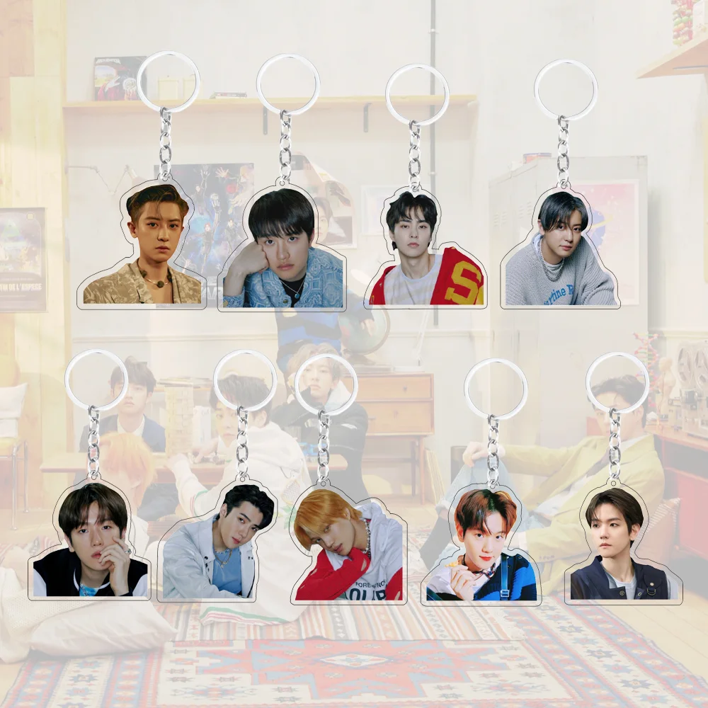 

EXO Idol Photo Double-Sided Acrylic EXO-L Bag Charm Accessory Fan Merchandise Kpop Collectible Weather Resistant Durable
