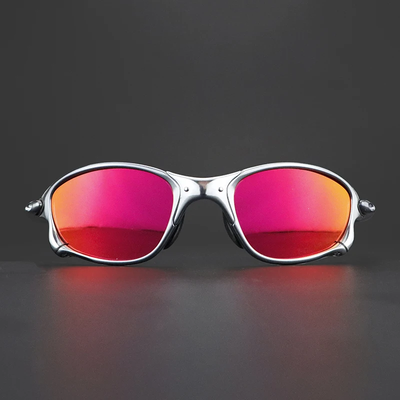 Óculos de sol polarizados de metal lente polarizada esporte googles óculos de sol para homens mulheres equitação condução pesca óculos de sol