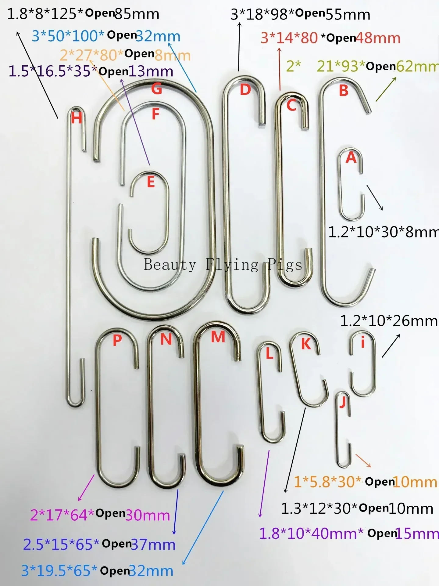 1000pcs/lot Iron Ring, Screen Accessories Wire Diameter 1.2mm/1.3mm/1.5mm/ 1.8mm/2mm/2.5mm/3mm