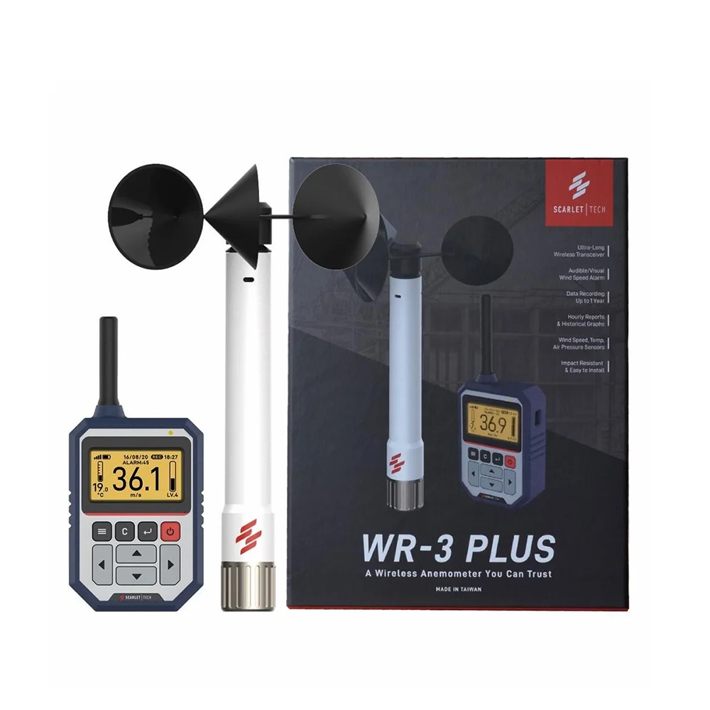 WR-3 Plus anemometer nirkabel derek