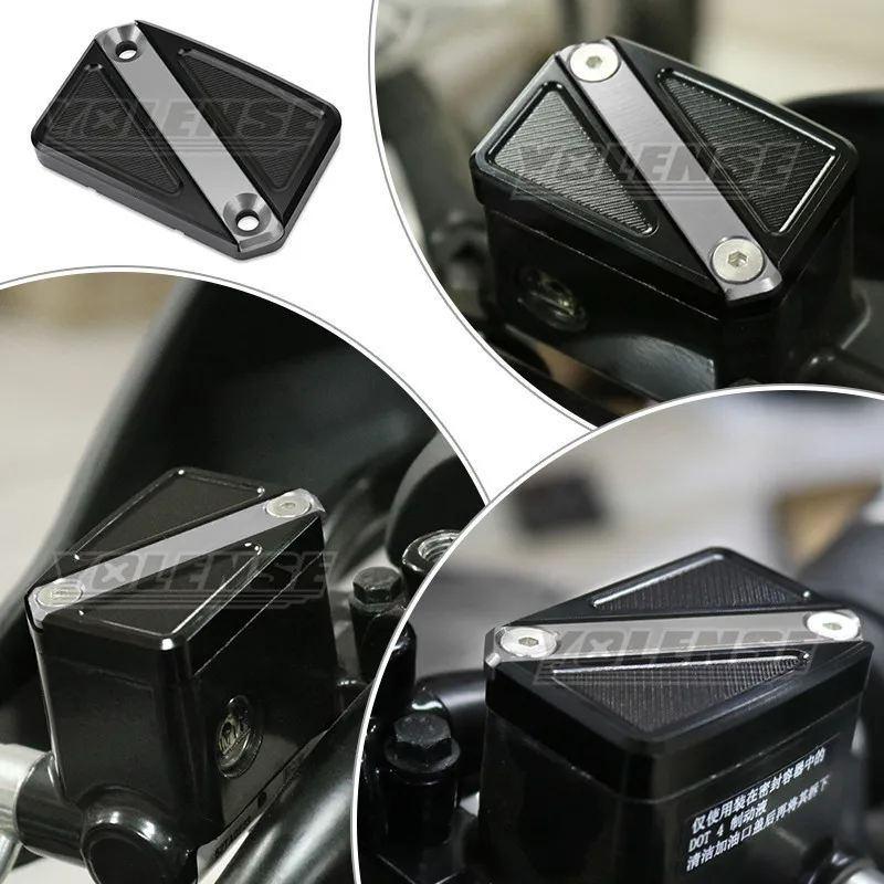 Apto para speed 400 scrambler 400x speed400 2023 2024 2025 motocicleta cnc tampa do cilindro mestre freio dianteiro reservatório de fluido capa