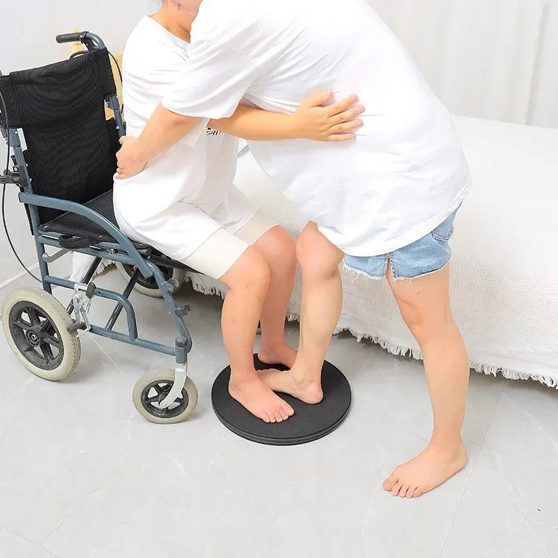 Rotating‑Shift Turntable, Bed‑Transfer Board, Home‑Care Auxiliary Tool for Elderly to Move Between Bed & Wheelchair